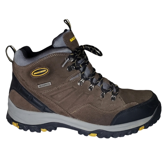 Skechers Relaxed Fit Relment Pelmo Men\'s Waterproof Boots